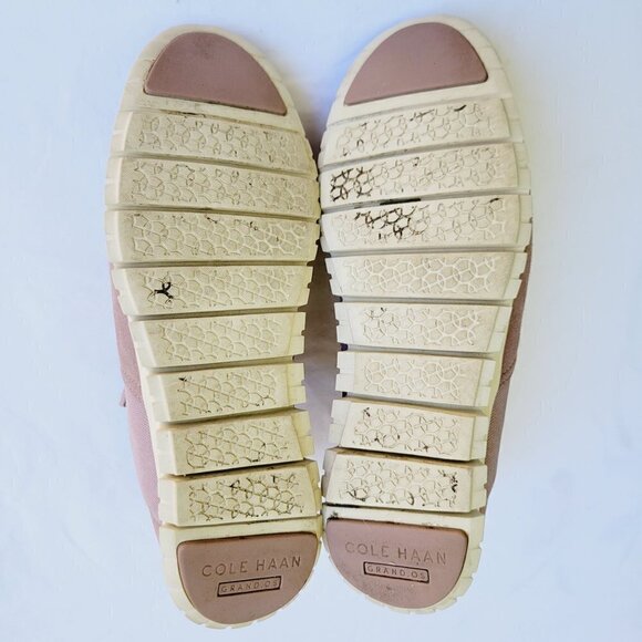 Cole Haan Women's Pink Twilight Mauve Zerogrand Slip-on Suede Boots - size 9 B - Picture 8 of 9